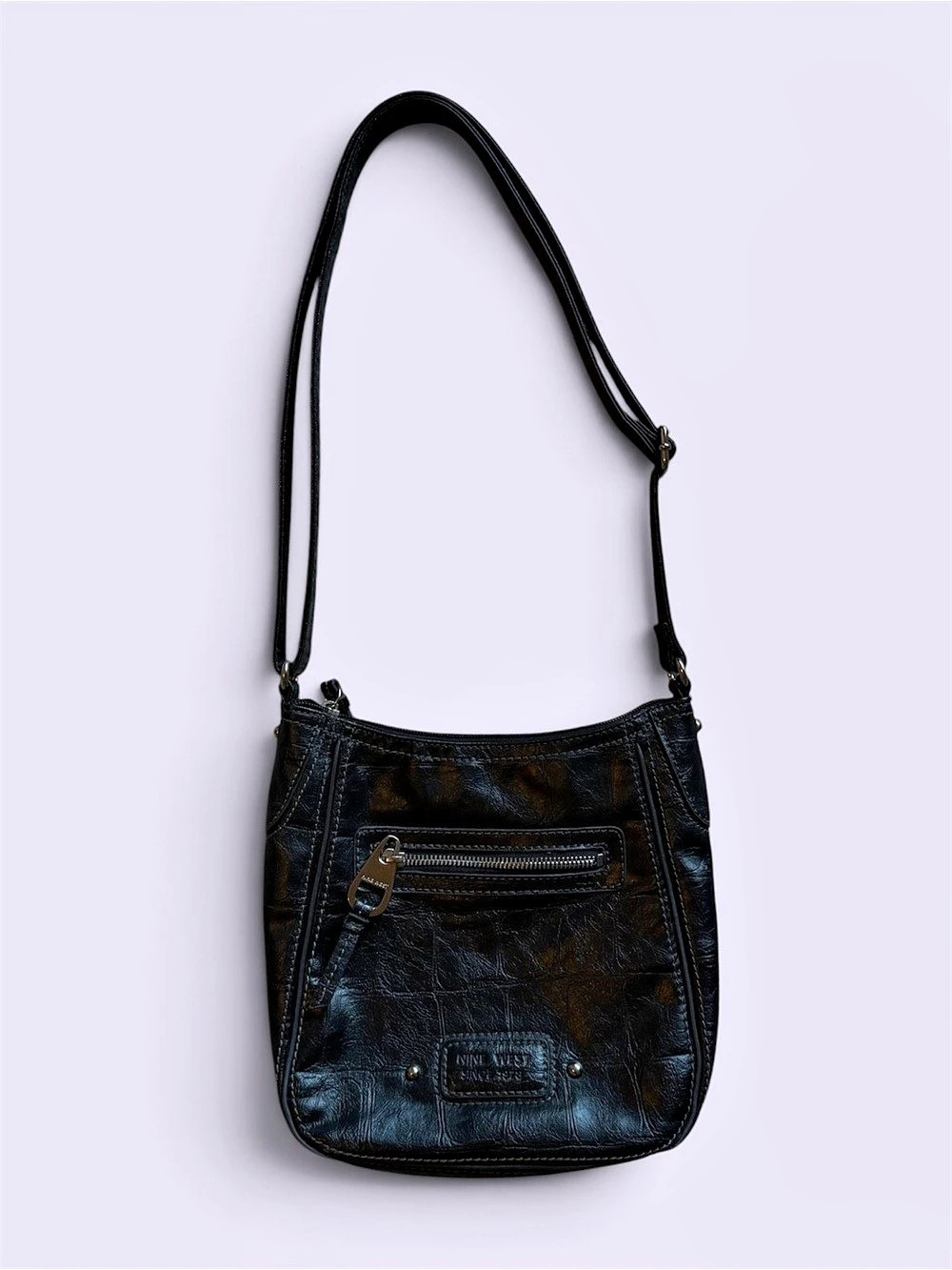 Nine West Black Adjustable Shoulder Bag